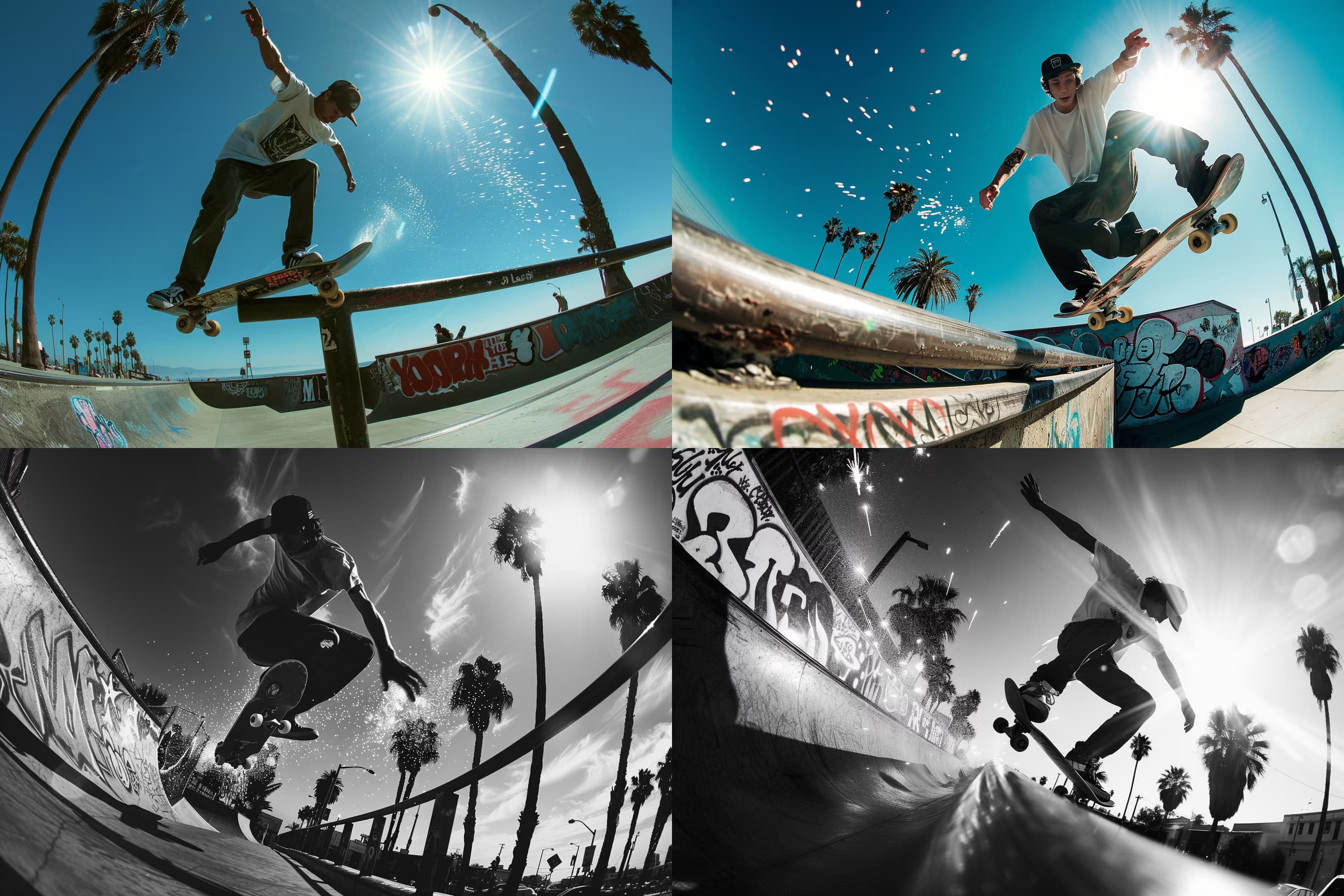 Example output for Skate Trick Photography Generator