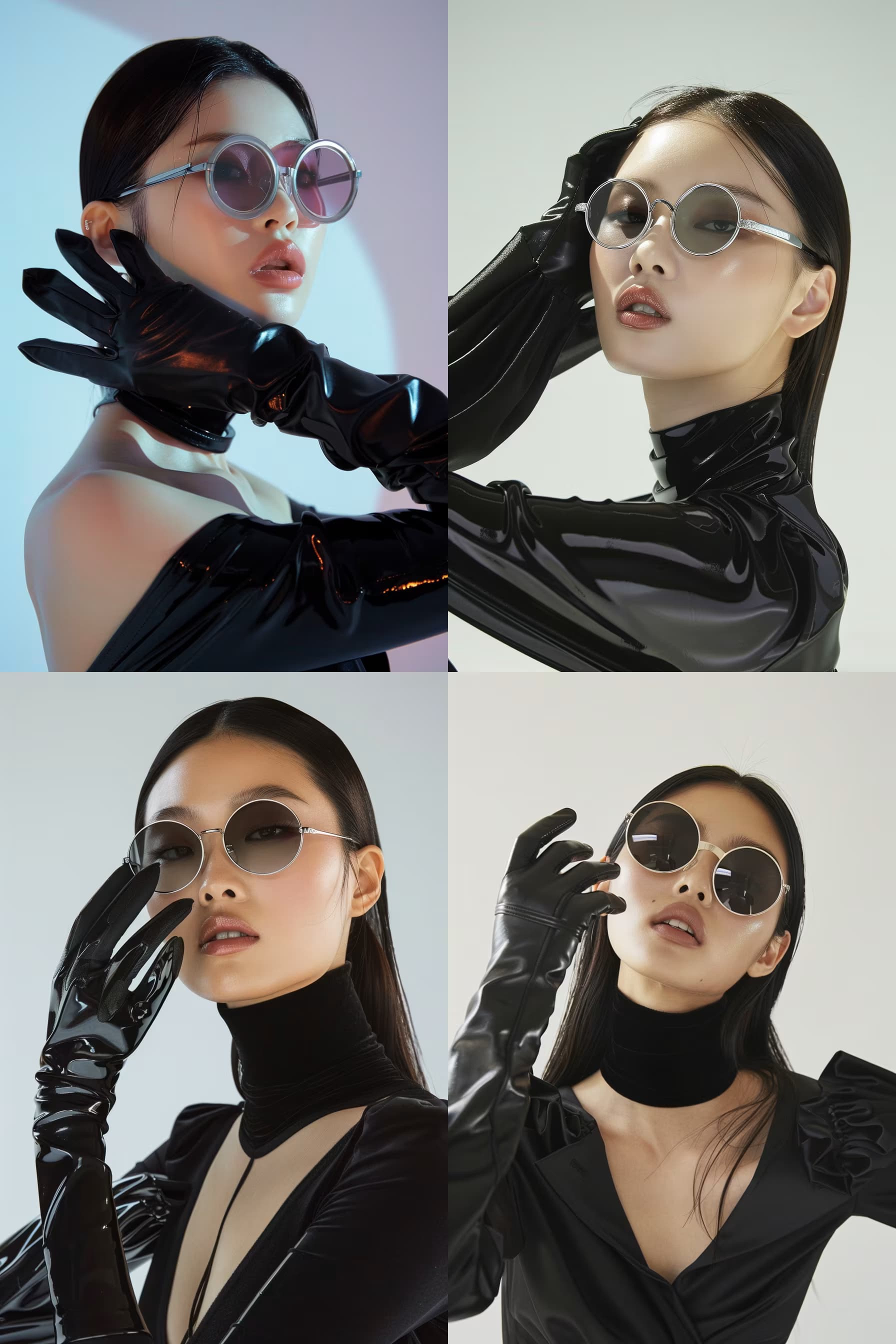 Example output for Editorial Fashion Cover Creator