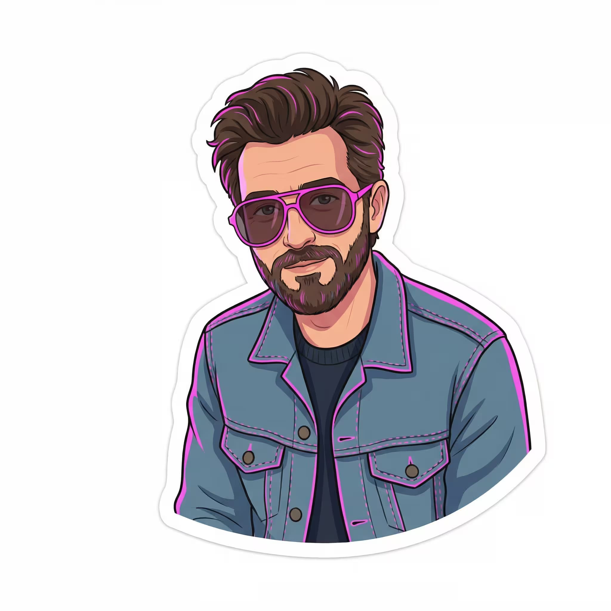 Example output for 🎨 Premium Sticker Illustration Creator