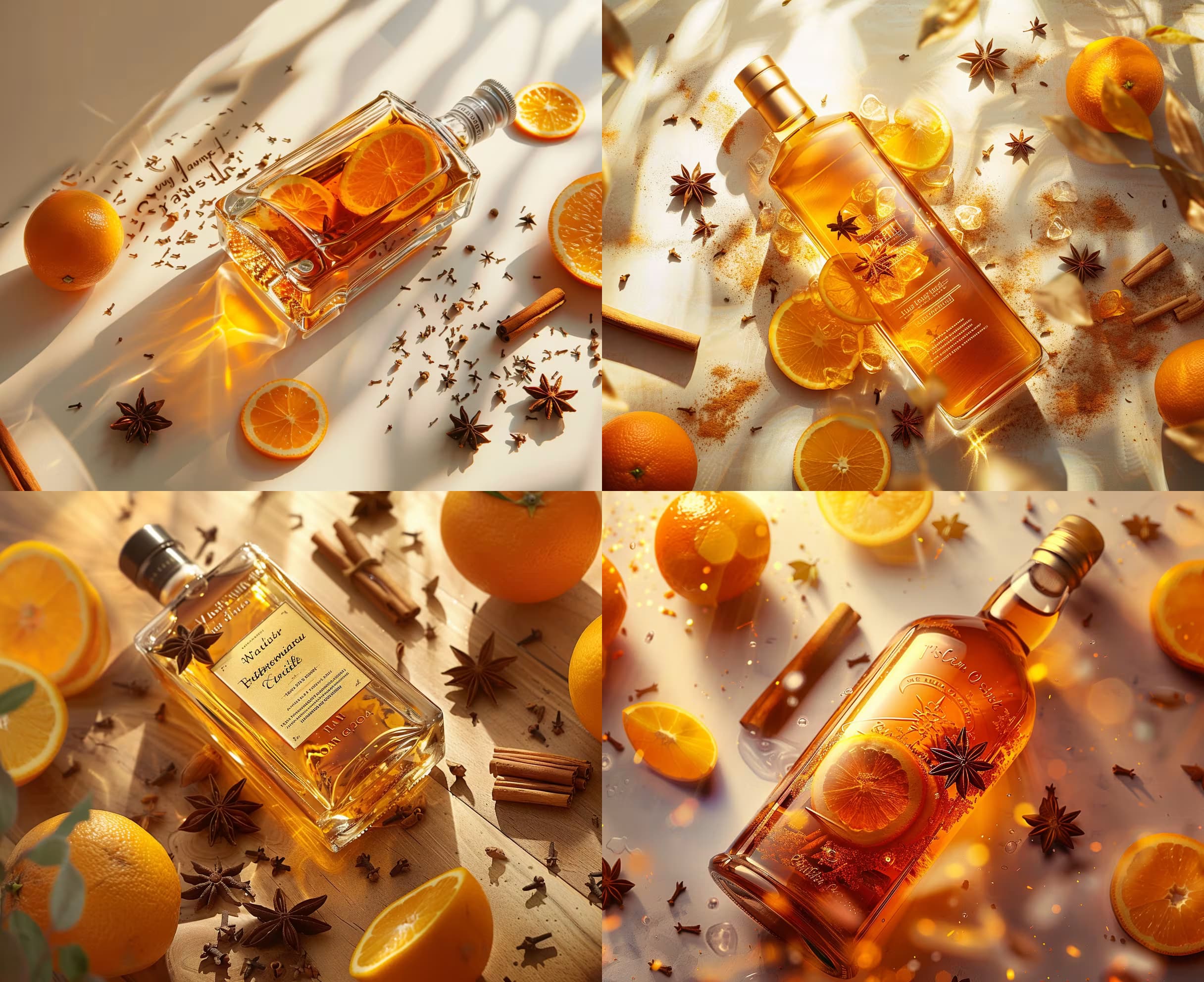 Example output for Editorial Spirit Bottle Creator