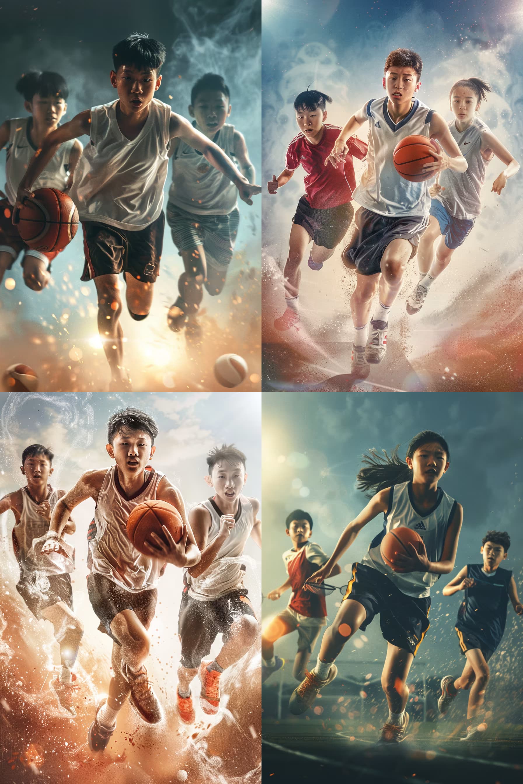 Example output for Cinematic Sports Scene Creator
