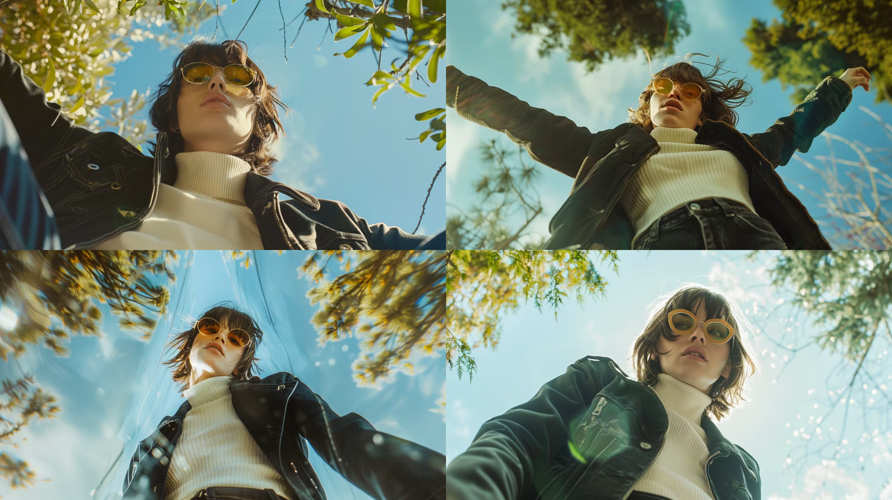 Example output for Fashion Editorial Image Creator