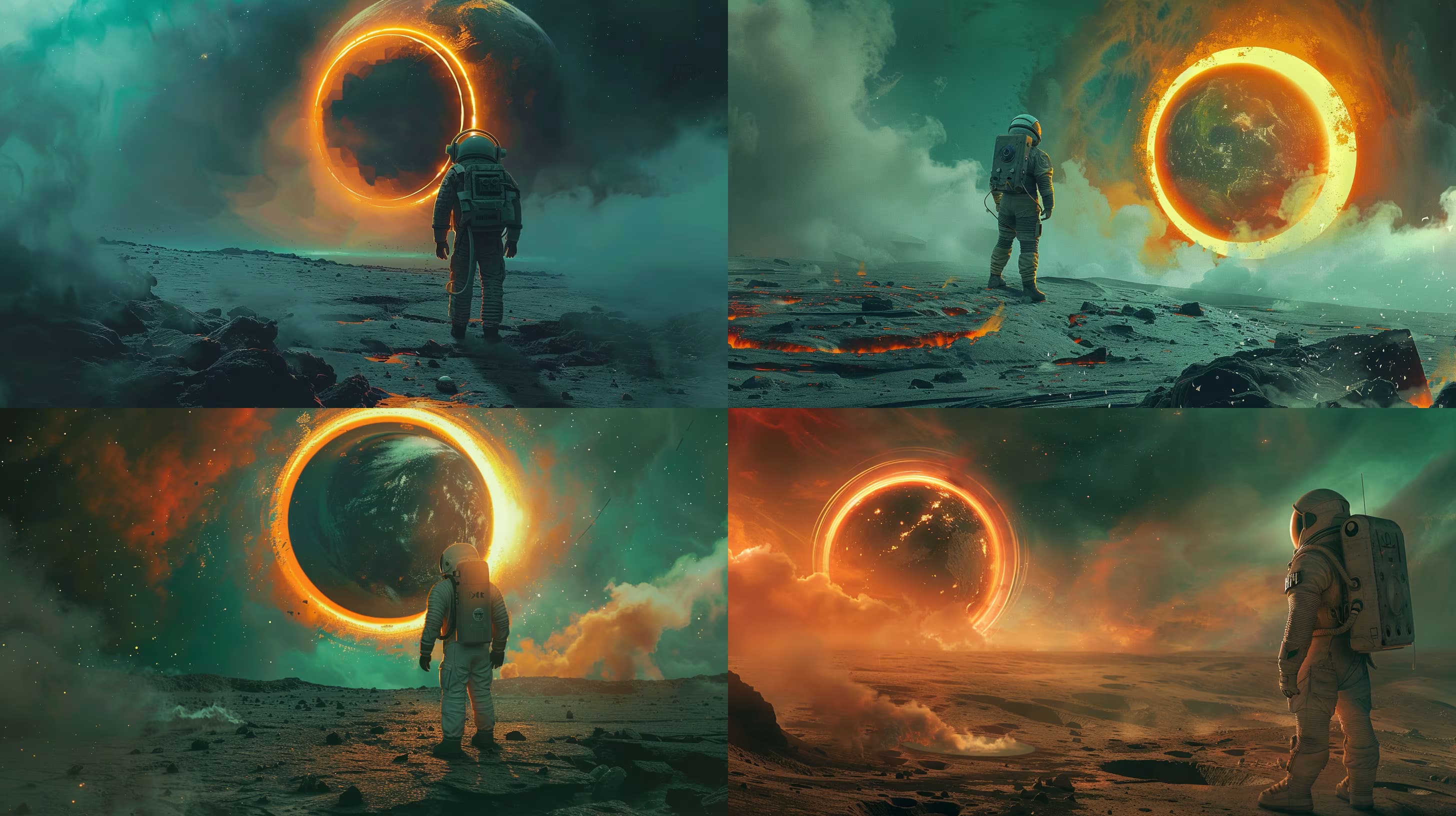 Example output for Cinematic Sci-Fi Art Generator