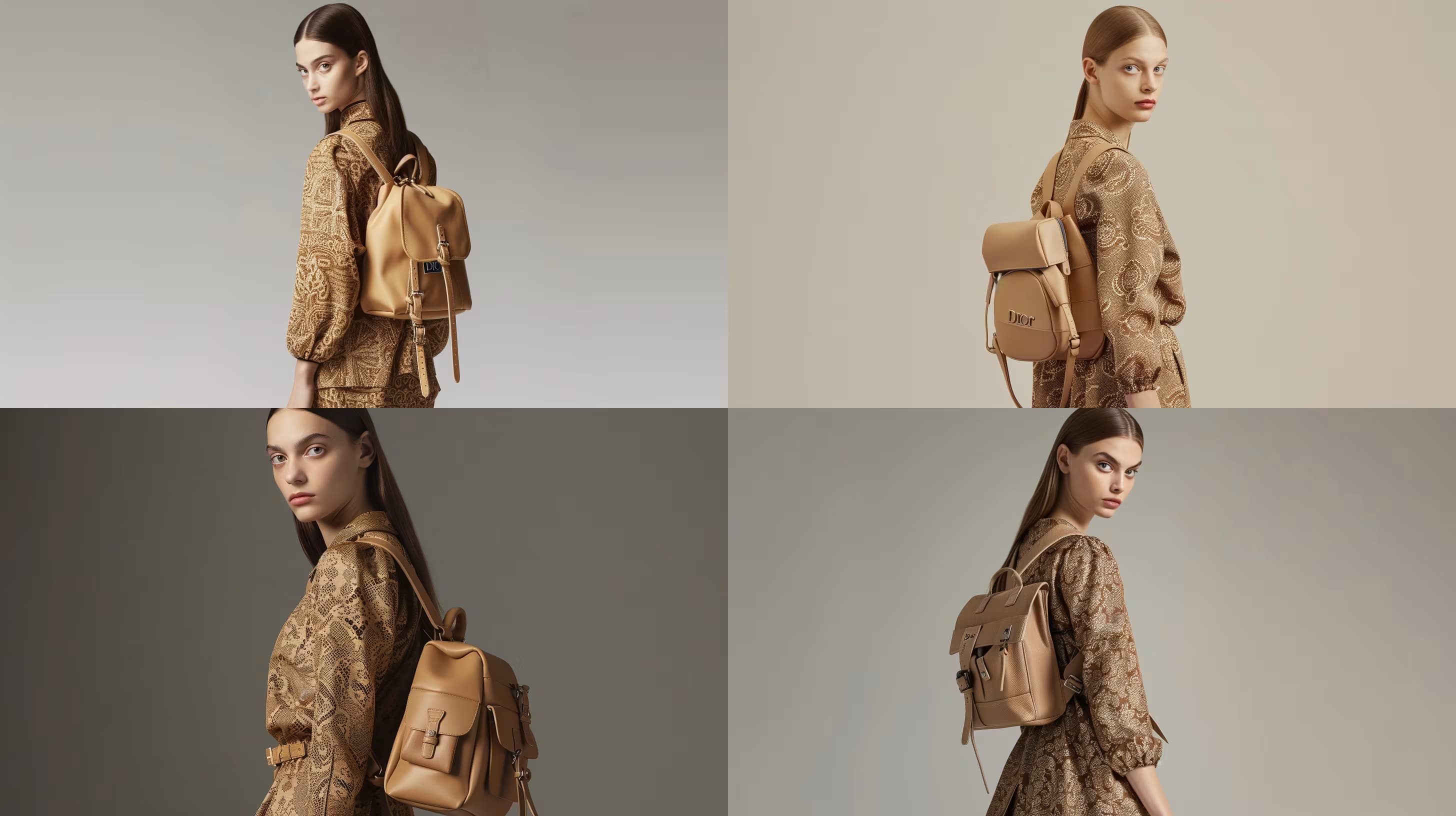 Example output for Fashion Editorial Image Creator