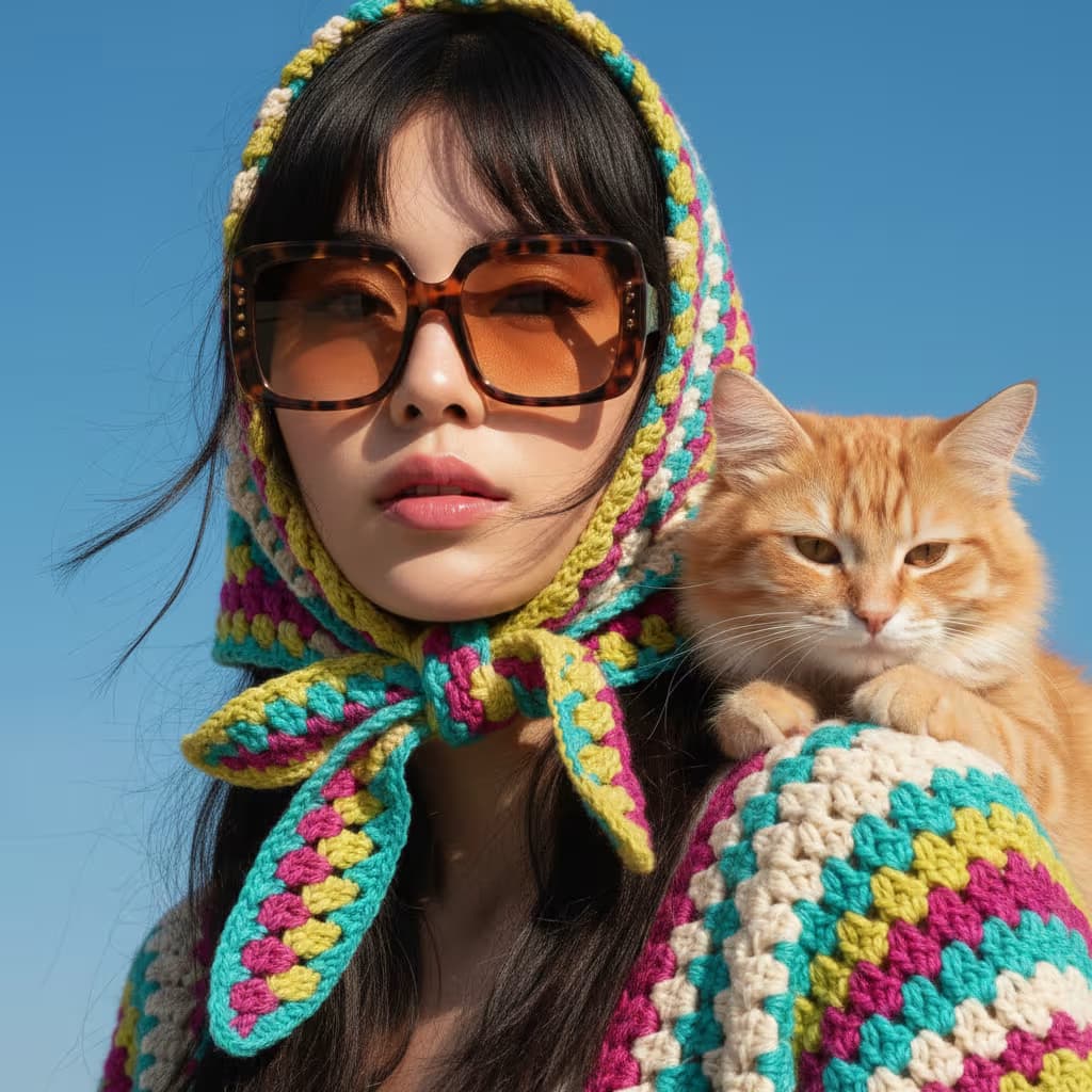 Example output for 📸 Editorial Fashion Portrait Generator