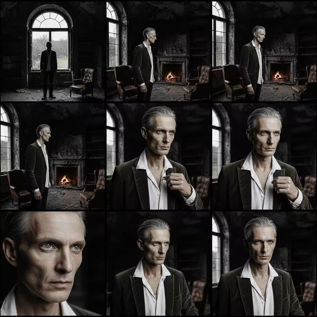 Example output for 📸 Cinematic Contact Sheet Generator