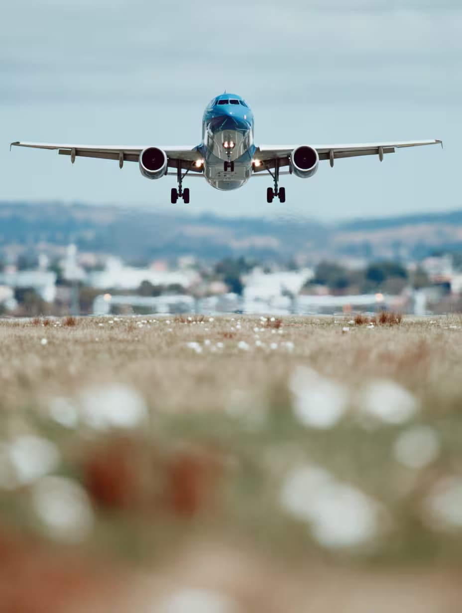 Example output for Golden Hour Airplane Shot