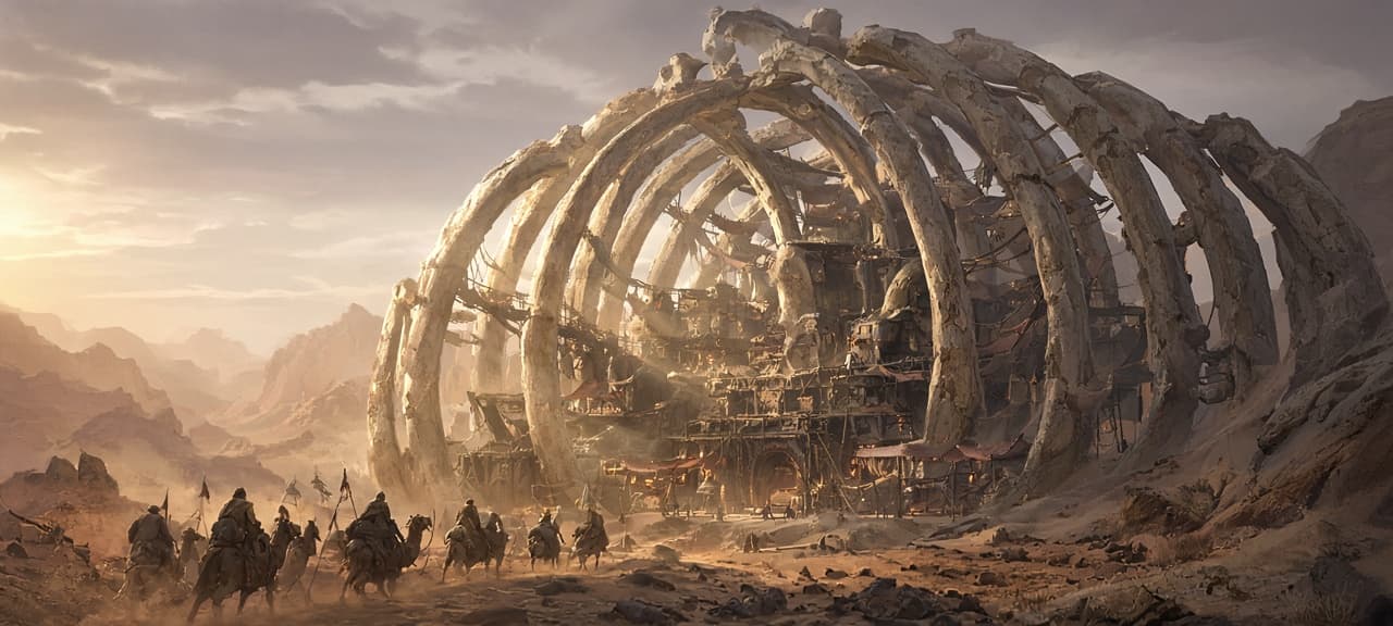 Example output for Environment Concept Art Establishing Shot