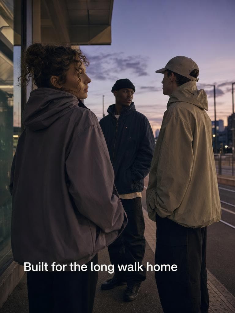 Example output for Streetwear Campaign Ad With Exact Tagline