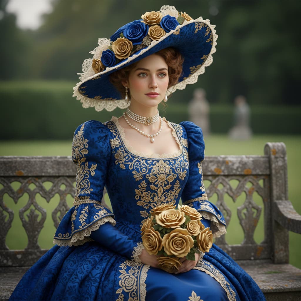 Example output for 👗 Victorian Portrait Face Transformer