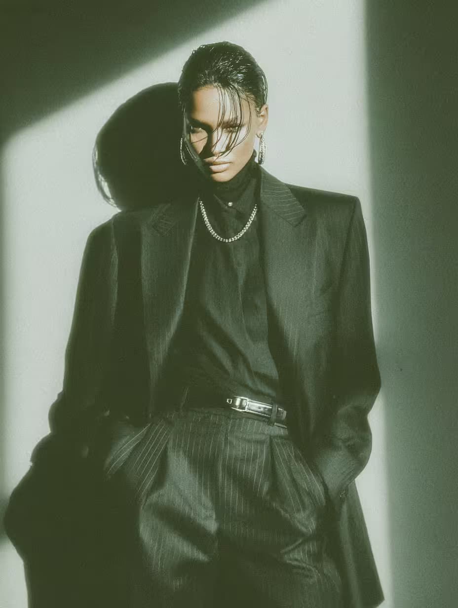 Example output for High-Fashion Editorial Creator