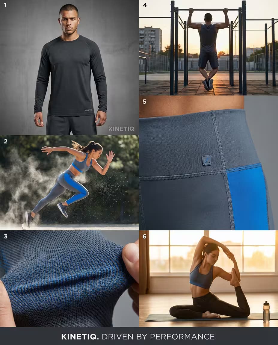 Example output for 🏃 Athletic Grid Ad Generator