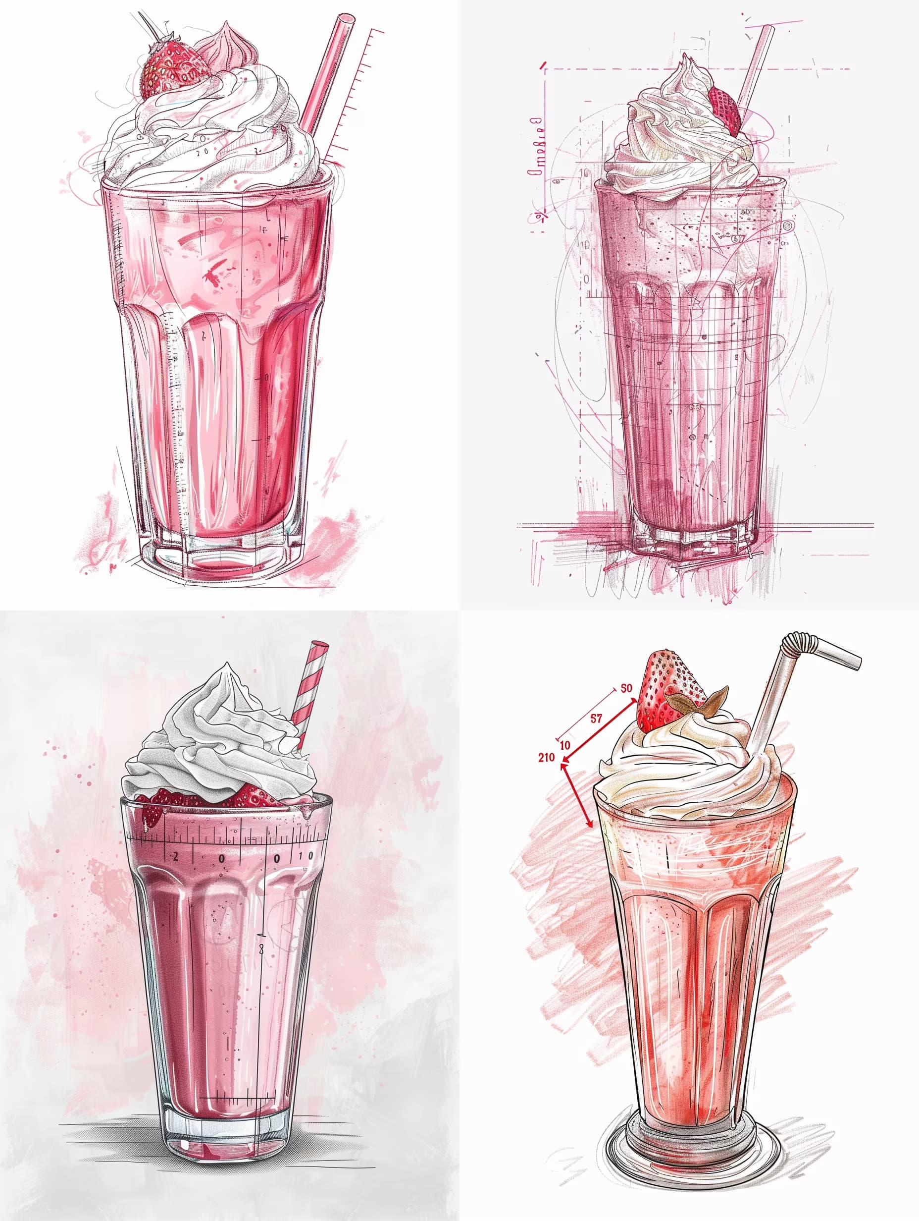 Example output for Blueprint Milkshake Sketch Creator