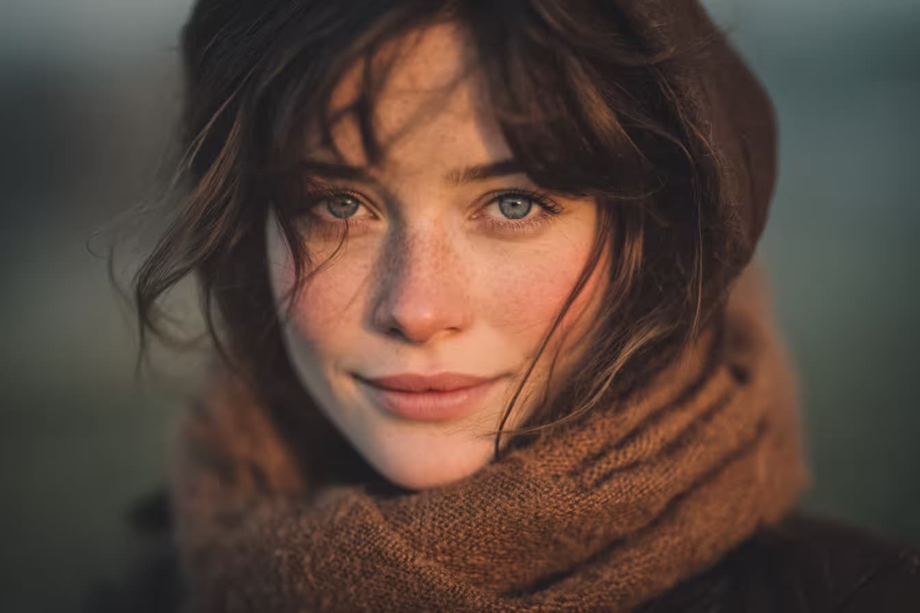 Example output for Pastel Portrait Film Simulator