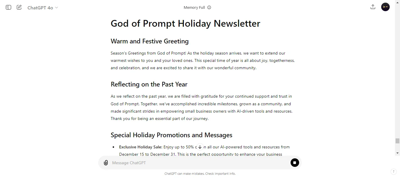 holiday greetings