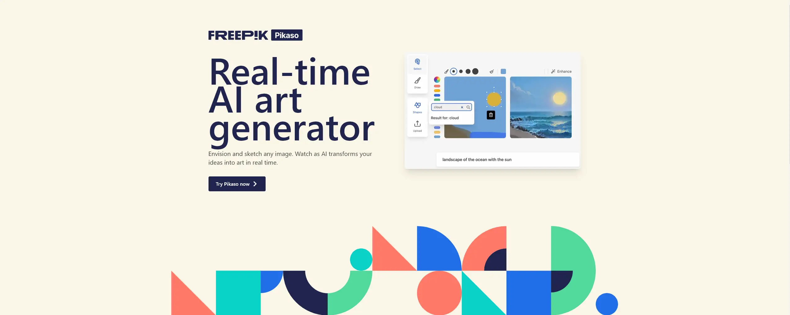 Freepik, a Real-time AI Art Generator