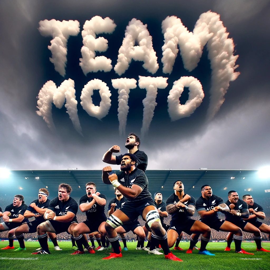Rugby Team DALL-E Generated Image