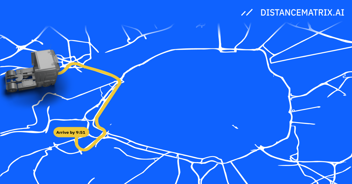 How Distance and Travel-Time Data Supports AI-Driven Applications